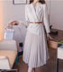 Women Elegant Midi Length Blazer Dress